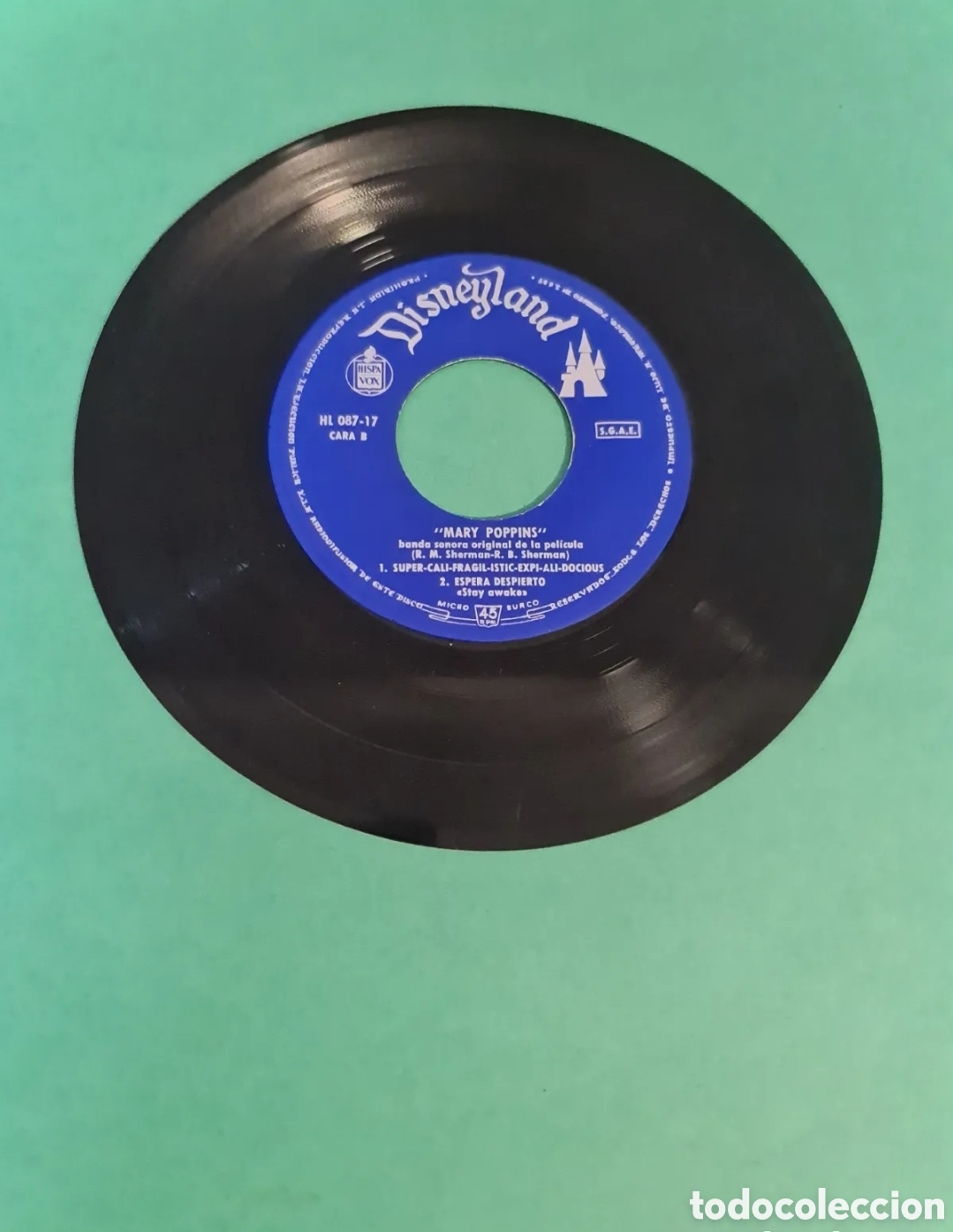 Discos de vinilo: Single Mary Poppins. Walt Disney. - Foto 2