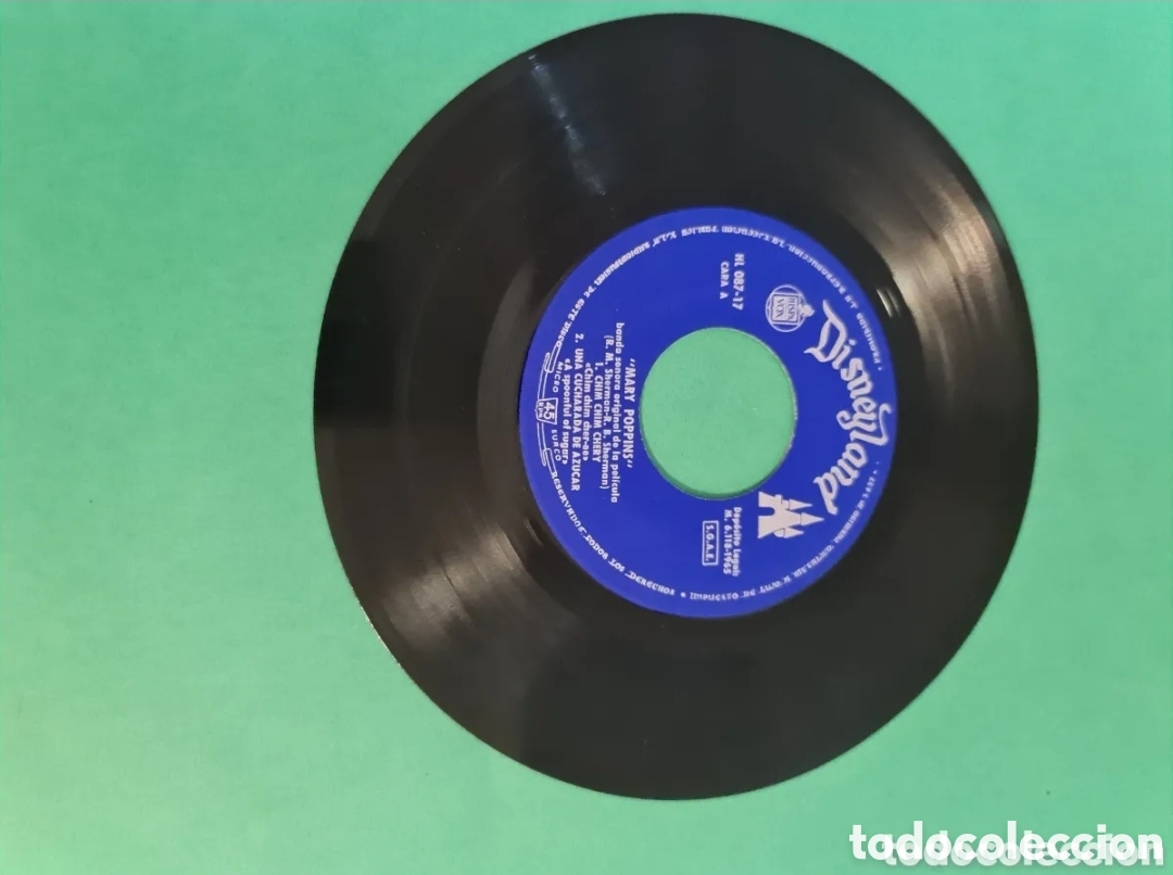 Discos de vinilo: Single Mary Poppins. Walt Disney. - Foto 3