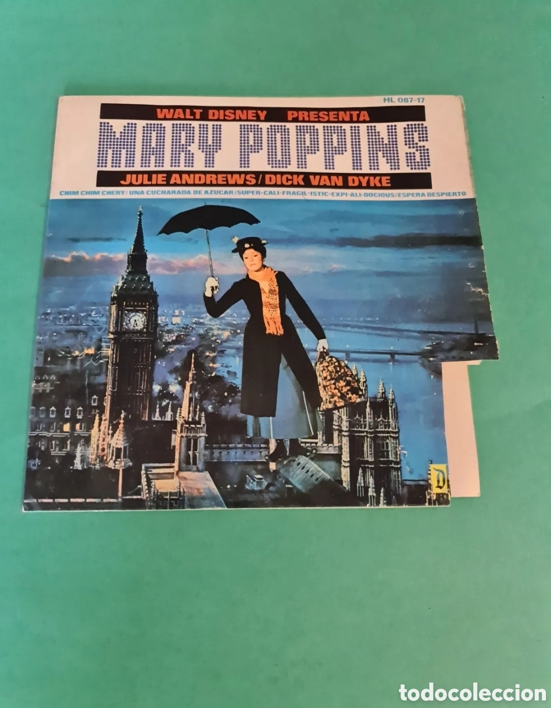 Discos de vinilo: Single Mary Poppins. Walt Disney. - Foto 1