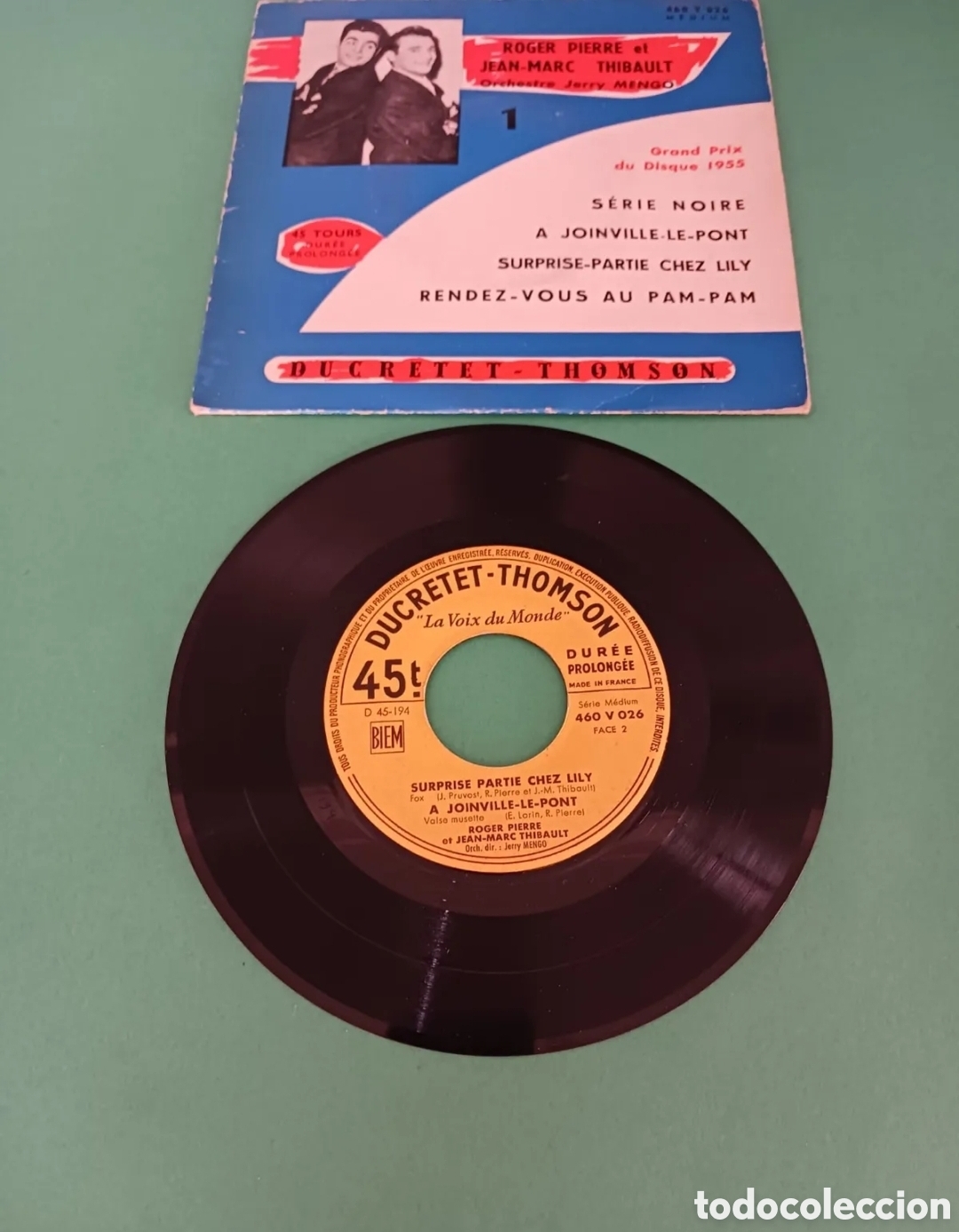 Discos de vinilo: Roger Pierre et Jean-Marc Thibault. Single. - Foto 3
