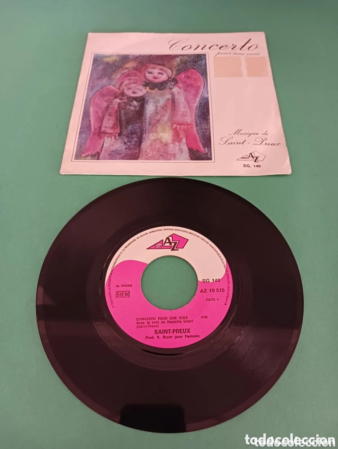 Discos de vinilo: Concerto pour une voix. Single. - Foto 2