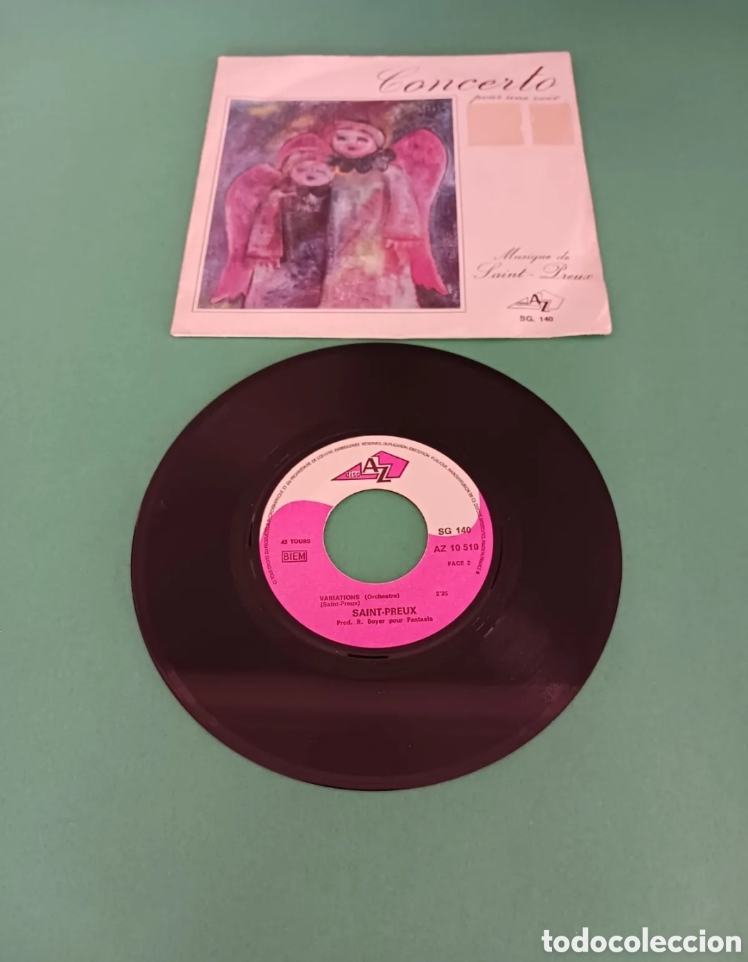 Discos de vinilo: Concerto pour une voix. Single. - Foto 3
