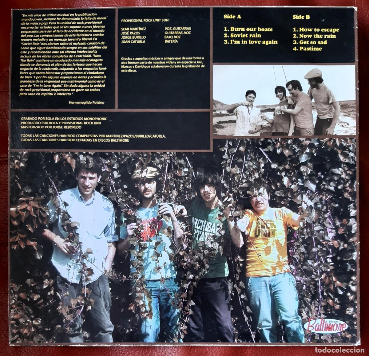 Discos de vinilo: PROVISIONAL ROCK UNIT - PROVISIONAL ROCK UNIT 10&rdquo; - Foto 2