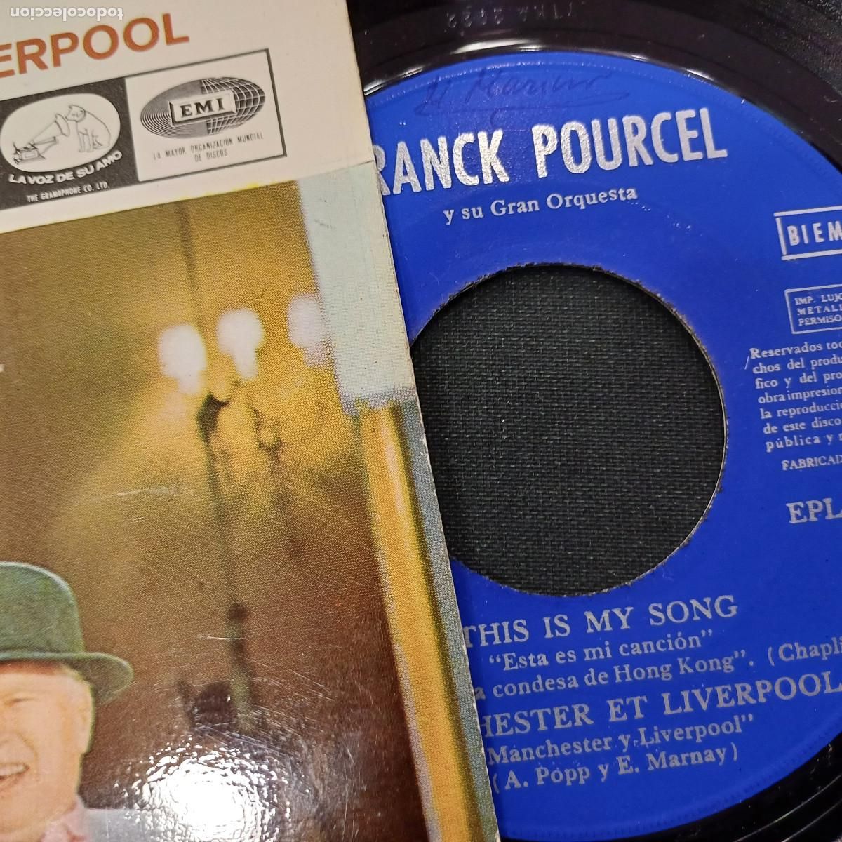 Discos de vinilo: THIS IS MY SONG/FRANCK POURCEL/SINGLE. - Foto 2