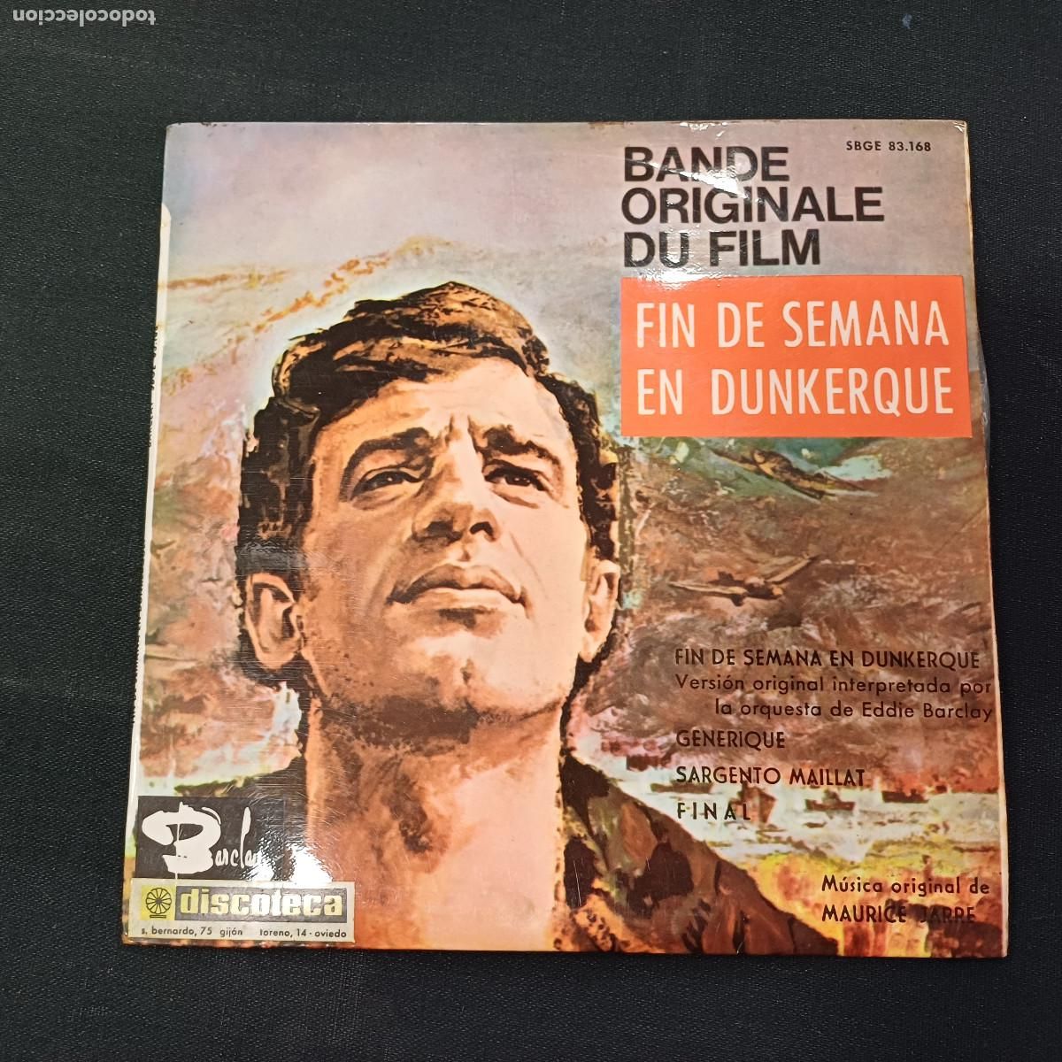 Discos de vinilo: FIN DE SEMANA EN DUNKERQUE/SINGLE BANDA SONORA DE LA PELICULA. - Foto 1