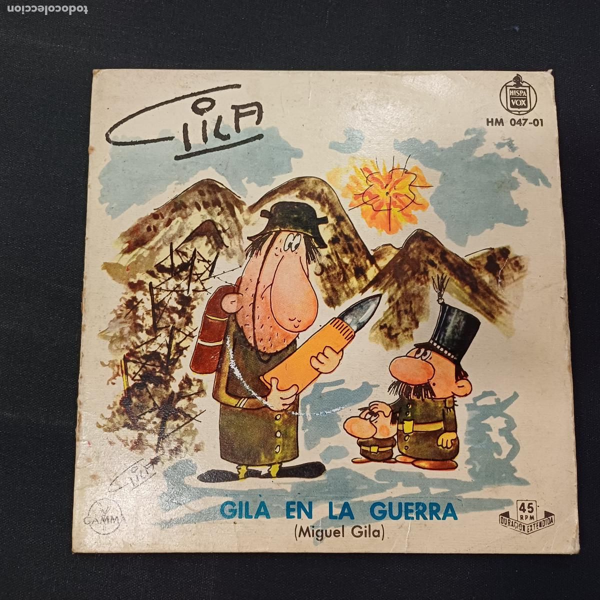 Discos de vinilo: GILA EN LA GUERRA/SINGLE. - Foto 1