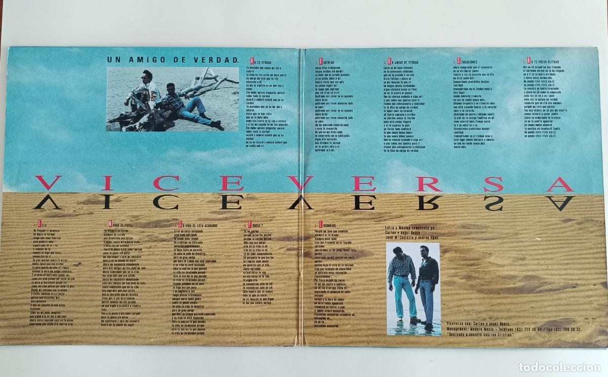 Discos de vinilo: Viceversa &ndash; Un Amigo De Verdad - Foto 2