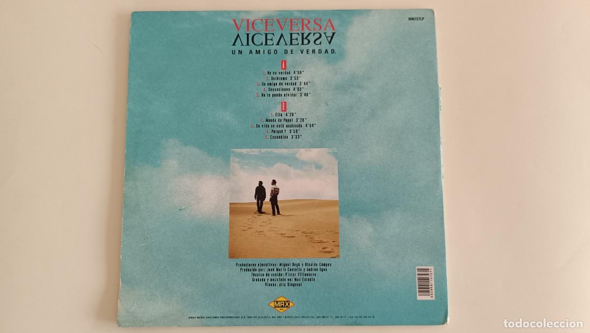 Discos de vinilo: Viceversa &ndash; Un Amigo De Verdad - Foto 3