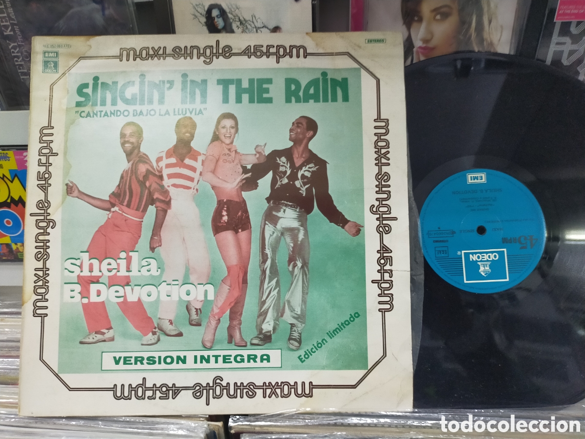 Discos de vinilo: Sheila b. devotion Maxi singin in the rain Espa&ntilde;a 1978 - Foto 1