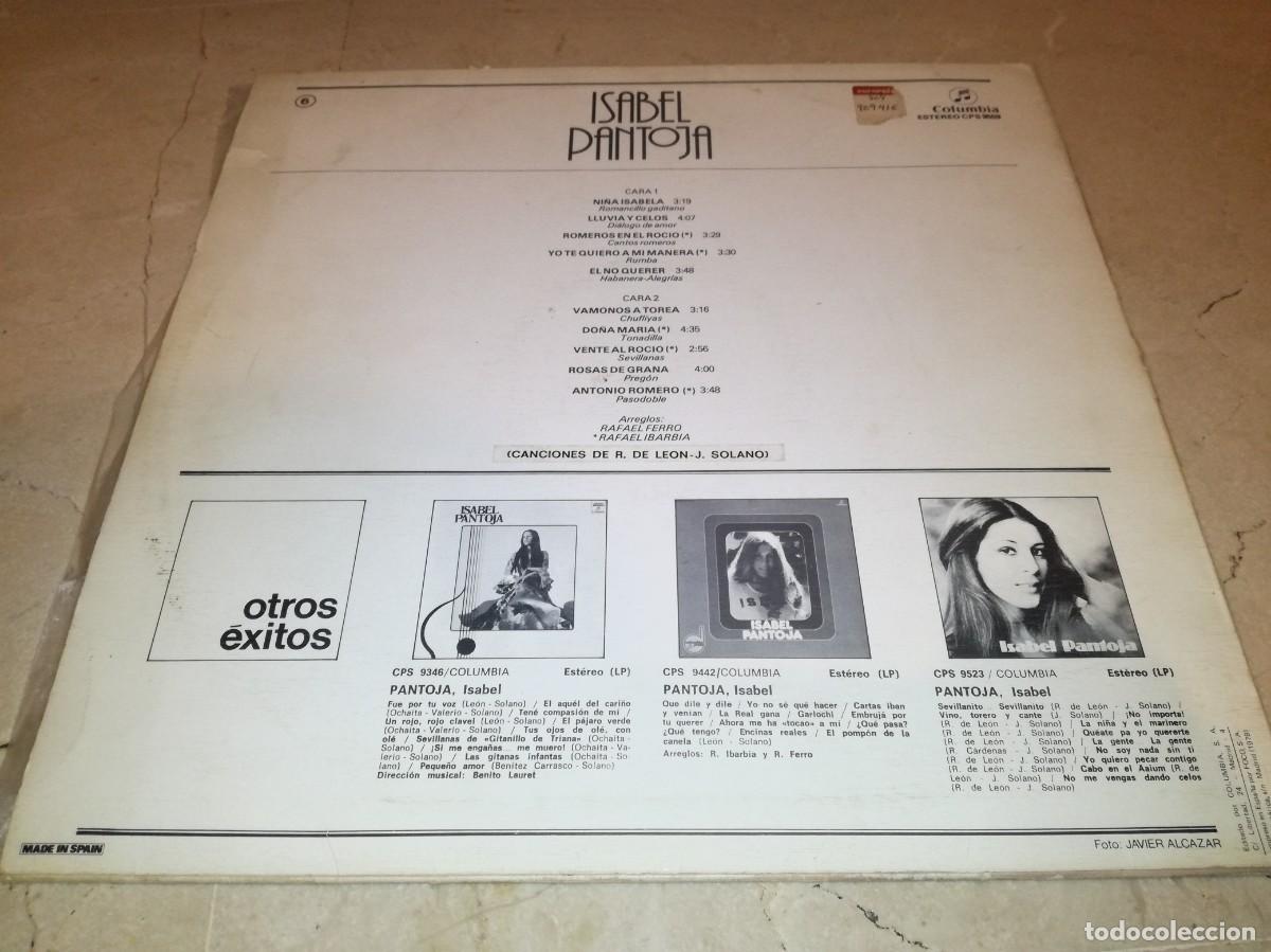 Discos de vinilo: ISABEL PANTOJA-ORIGINAL 1978 - Foto 2