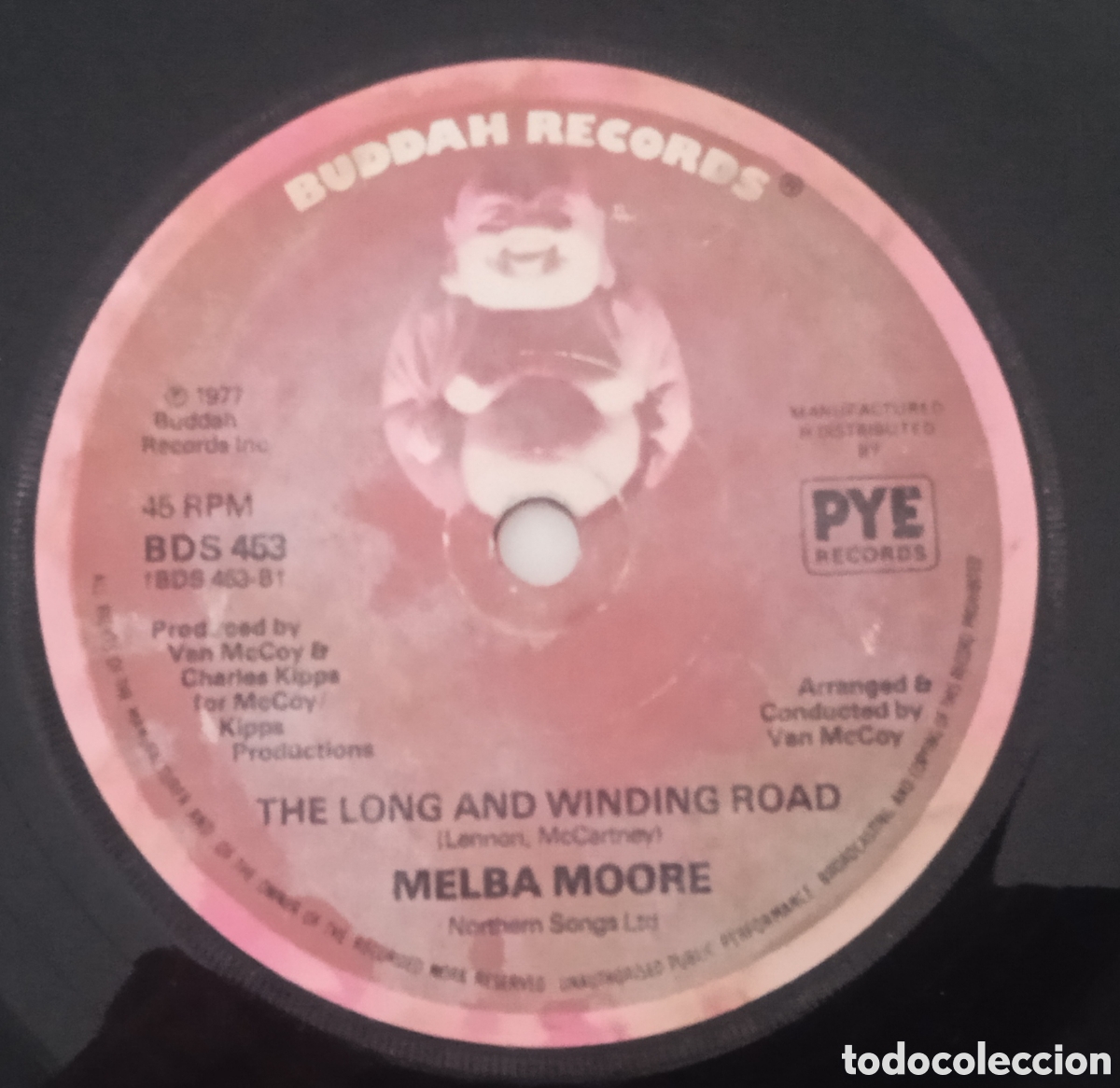 Discos de vinilo: MELBA MOORE - The greatest feeling (1977) single - Foto 2
