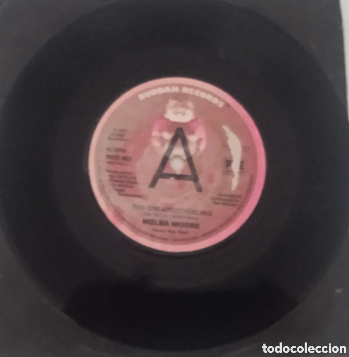 Discos de vinilo: MELBA MOORE - The greatest feeling (1977) single - Foto 3