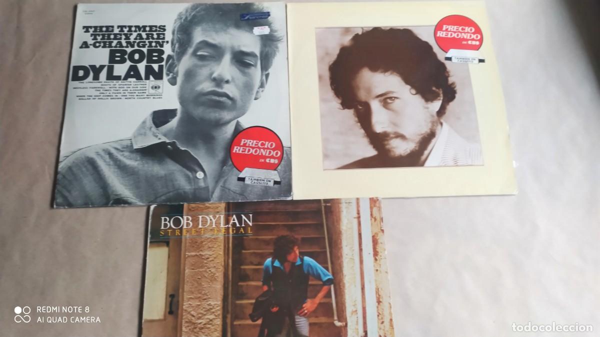 Discos de vinilo: LOTE TRES DISCOS LP BOB DYLAN - Foto 1
