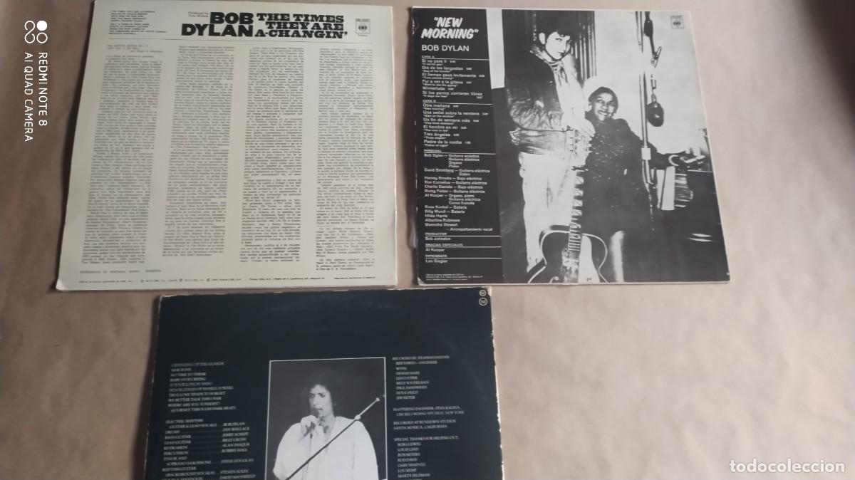 Discos de vinilo: LOTE TRES DISCOS LP BOB DYLAN - Foto 5