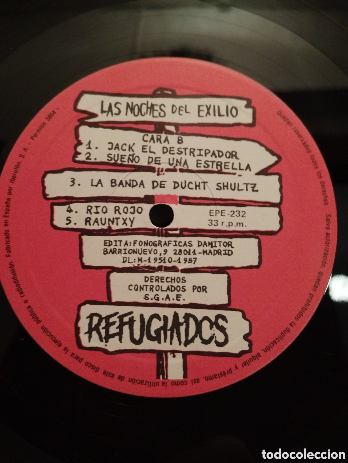 Discos de vinilo: REFUGIADOS , LAS NOCHES DEL EXILIO - Foto 4