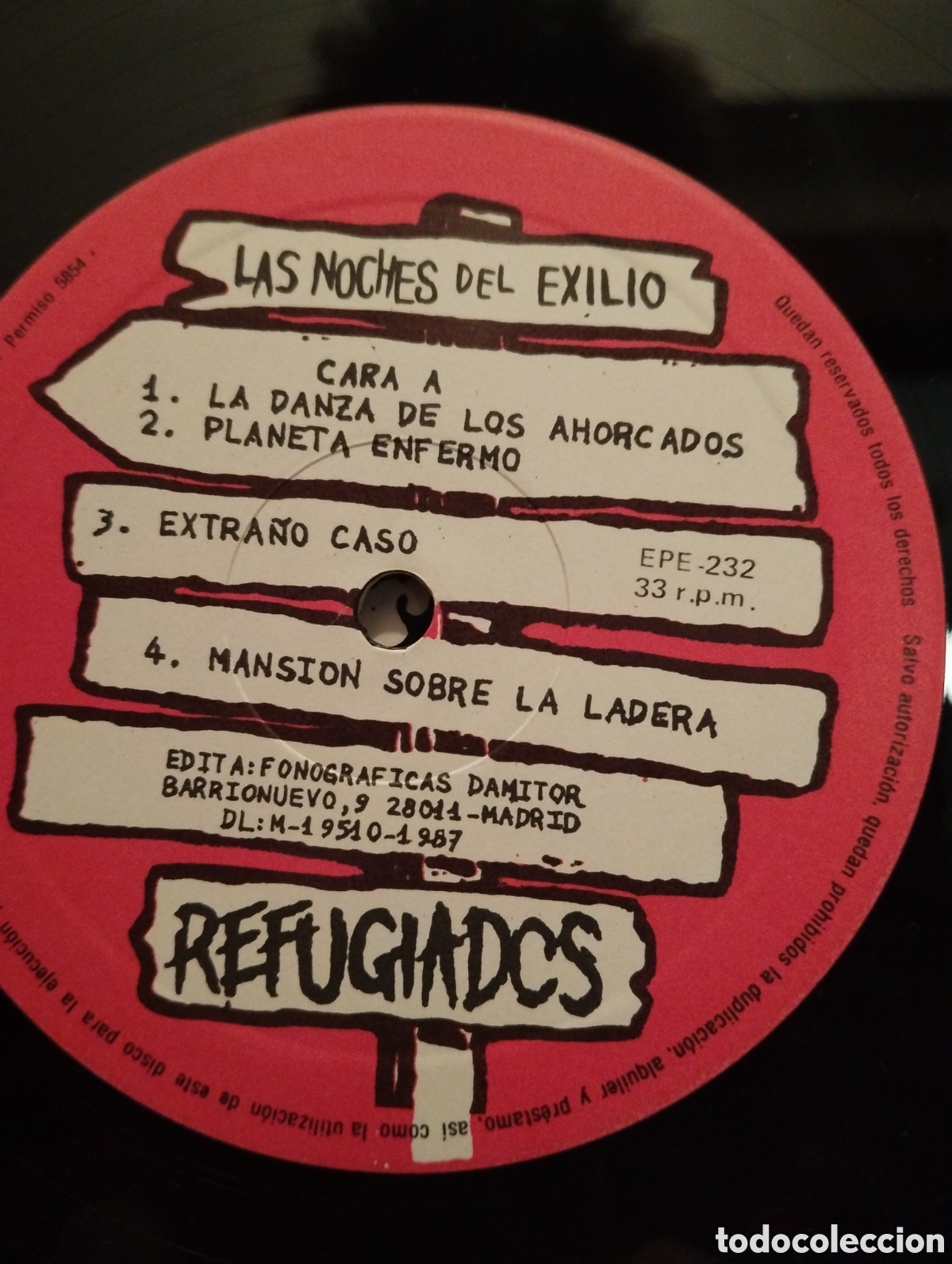 Discos de vinilo: REFUGIADOS , LAS NOCHES DEL EXILIO - Foto 5