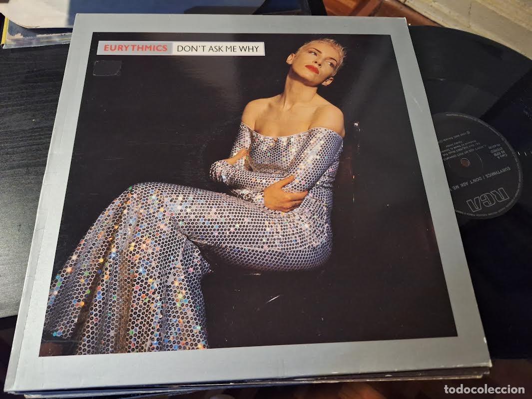 Discos de vinilo: EURYTHMICS - DONT ASK ME WHY 12&rdquo; MAXI RCA 1989 SYNTH POP - Foto 1