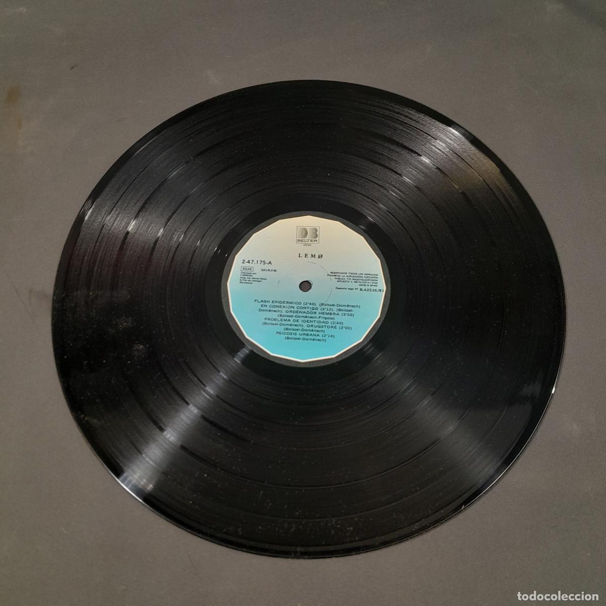 Discos de vinilo: D-705. LP DISCO DE VINILO. LEM&Oslash;. FLASH EPIDERMICO. DB BELTER. - Foto 3