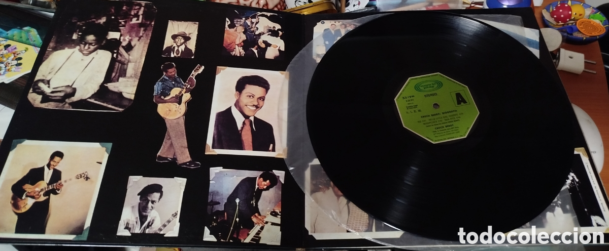 Discos de vinilo: Chuck Berry - Bio. Portada abierta - Foto 2
