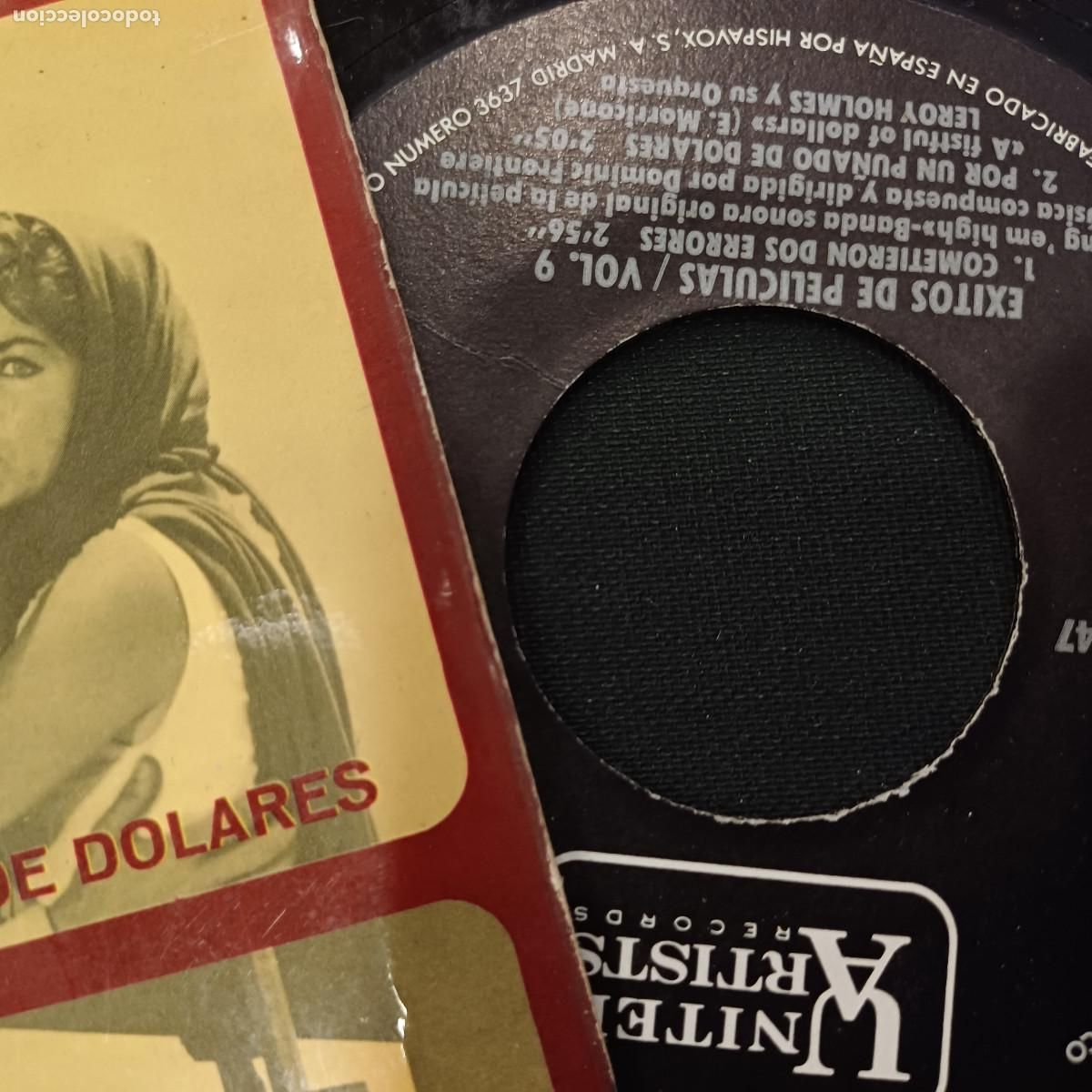 Discos de vinilo: EXITOS DE PELICULAS VOL.9/SINGLE BANDA SONORA. - Foto 2