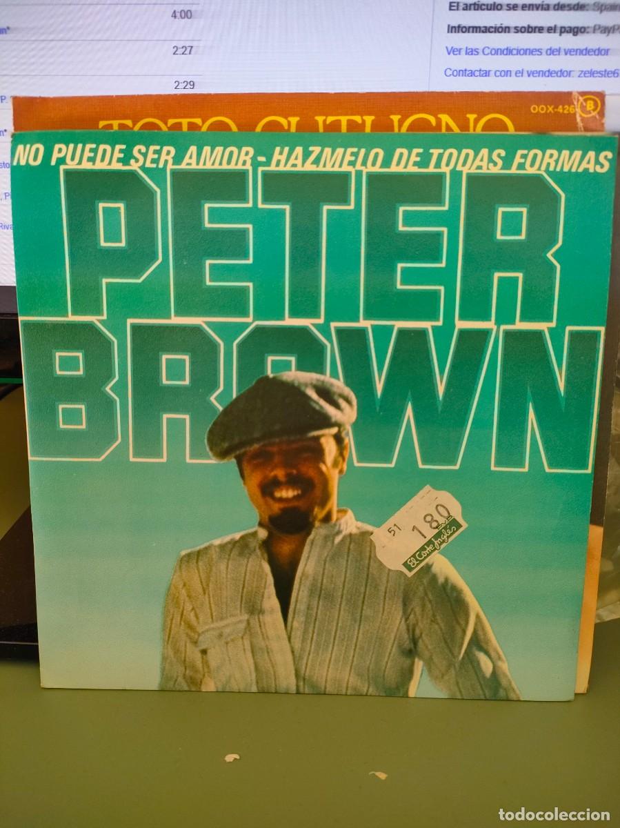 Discos de vinilo: Peter Brown. No puede ser amor - Foto 1