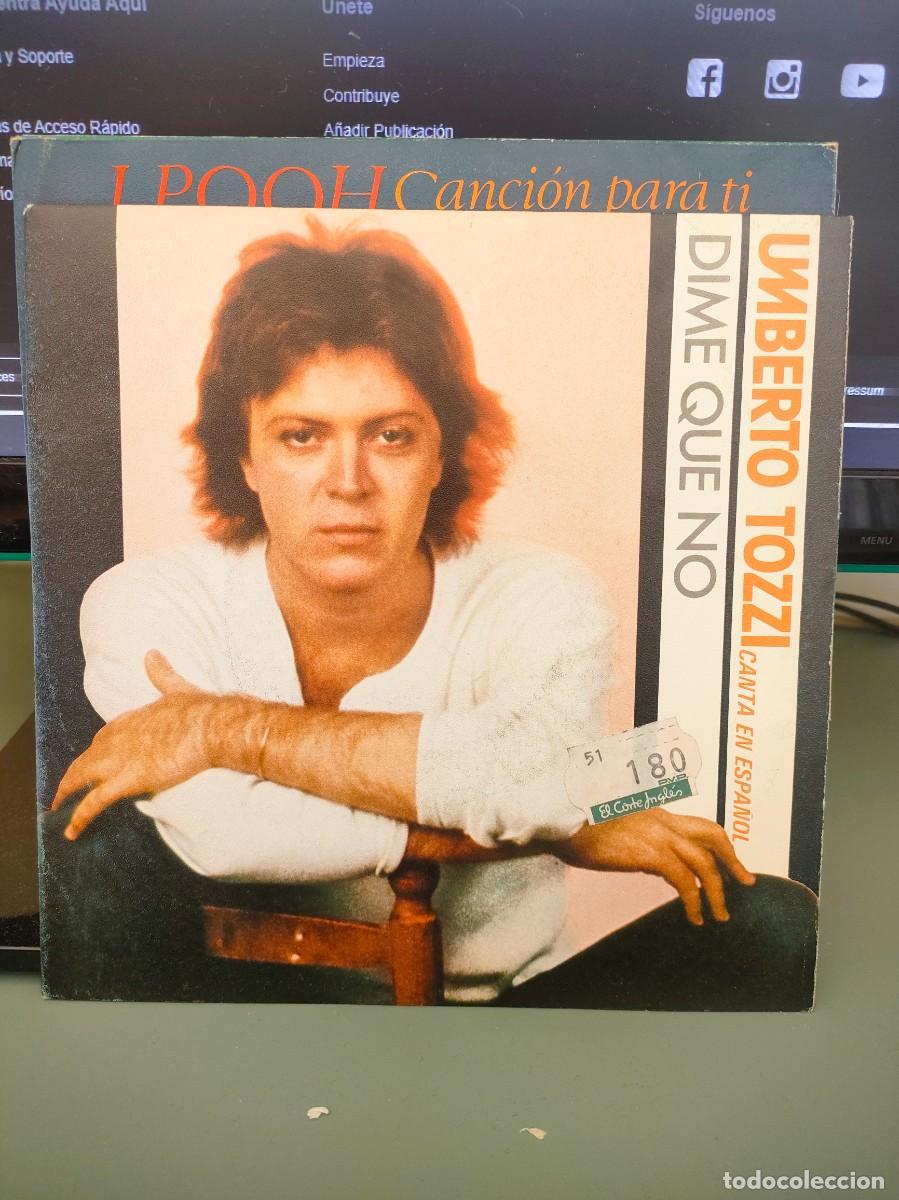 Discos de vinilo: Umberto Tozzi. Dime qu&eacute; no - Foto 1