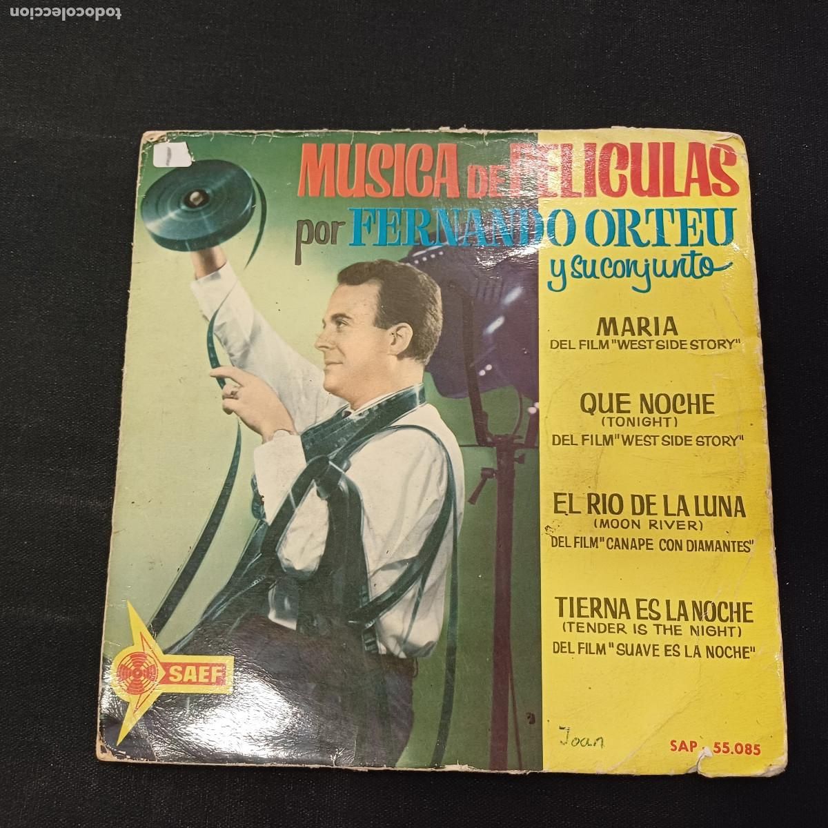 Discos de vinilo: FERNANDO ORTEU/MUSICA DE PELICULAS/SINGLE. - Foto 1