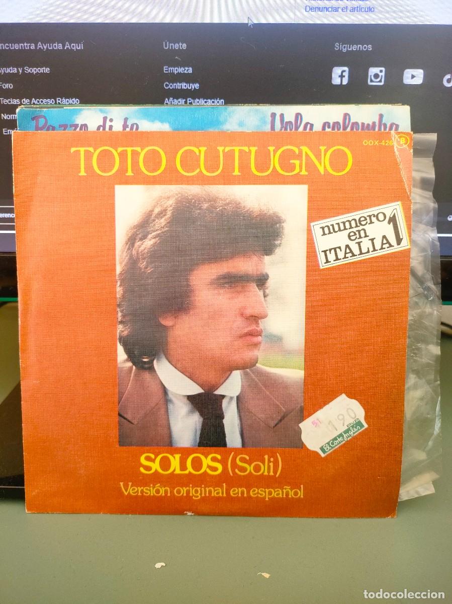Discos de vinilo: Toto Cotugno. Solos. Spain - Foto 1