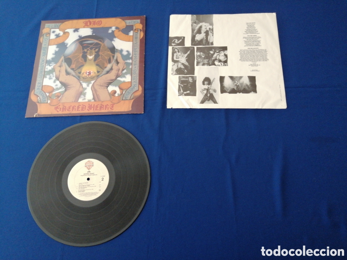 Discos de vinilo: DIO - SACRED HEART 1985 WARNER BROS. - Foto 15