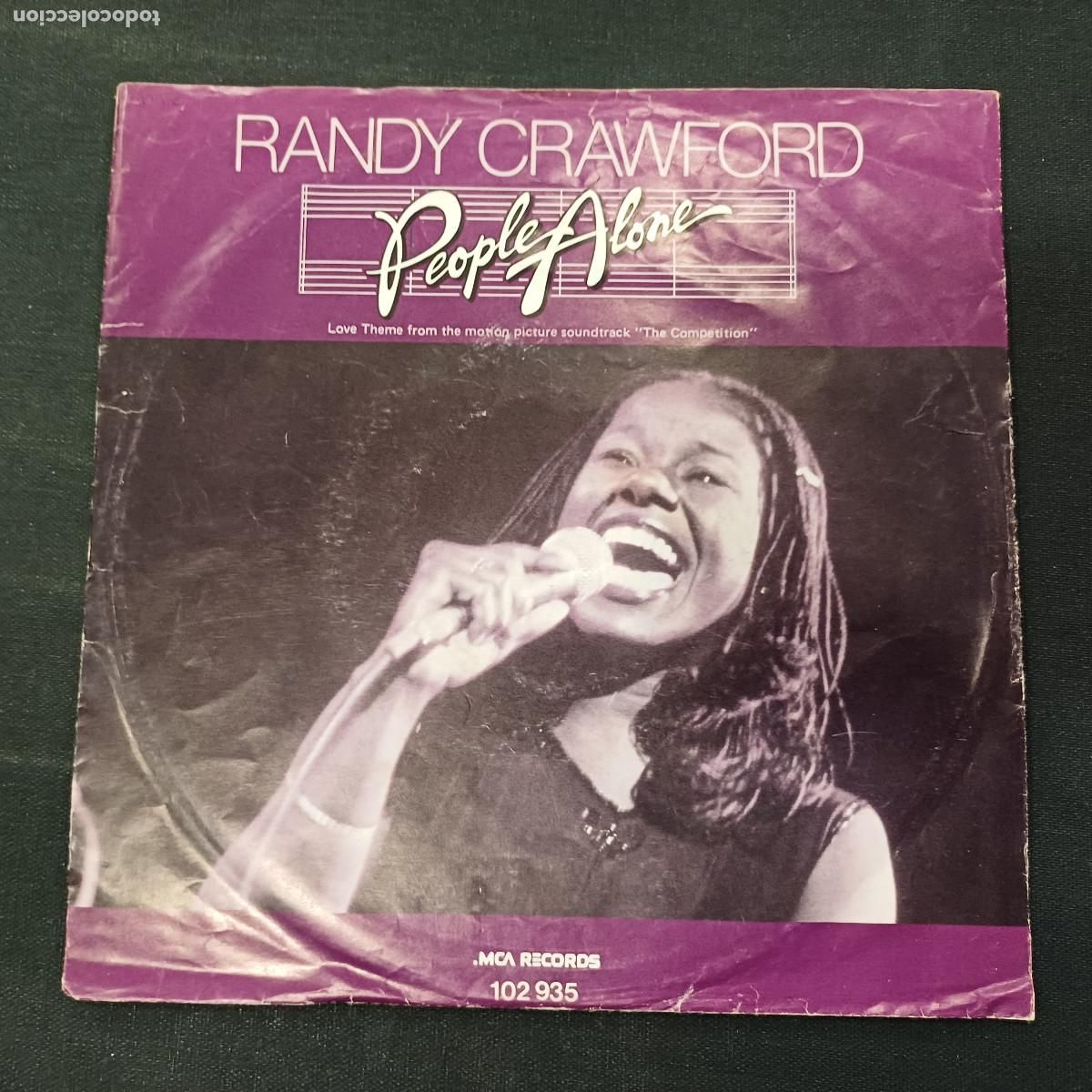 Discos de vinilo: RANDY CRAWFORD/SINGLE DE LA PELICULA THE COMPETITION. - Foto 1