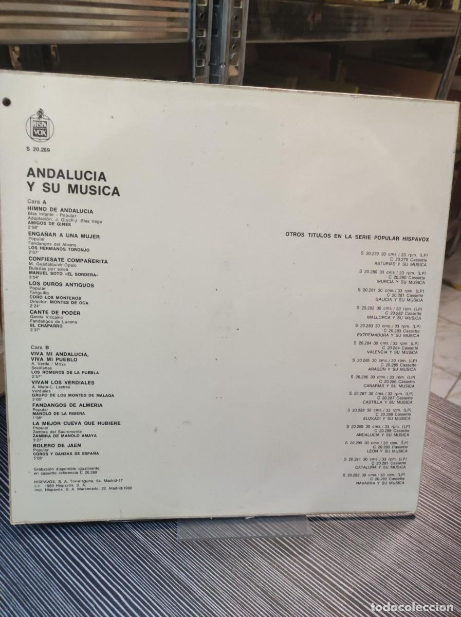 Discos de vinilo: Andalucia Y Su M&uacute;sica - Foto 2