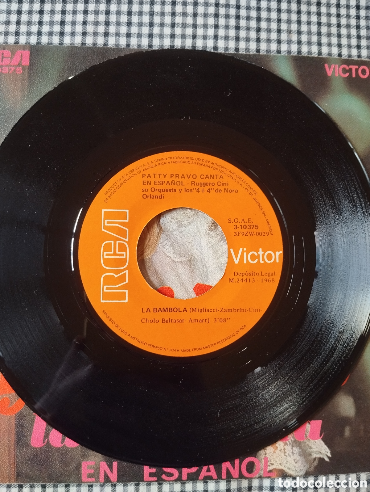 Discos de vinilo: Patty Pravo - la bambola en espa&ntilde;ol - single - Foto 4