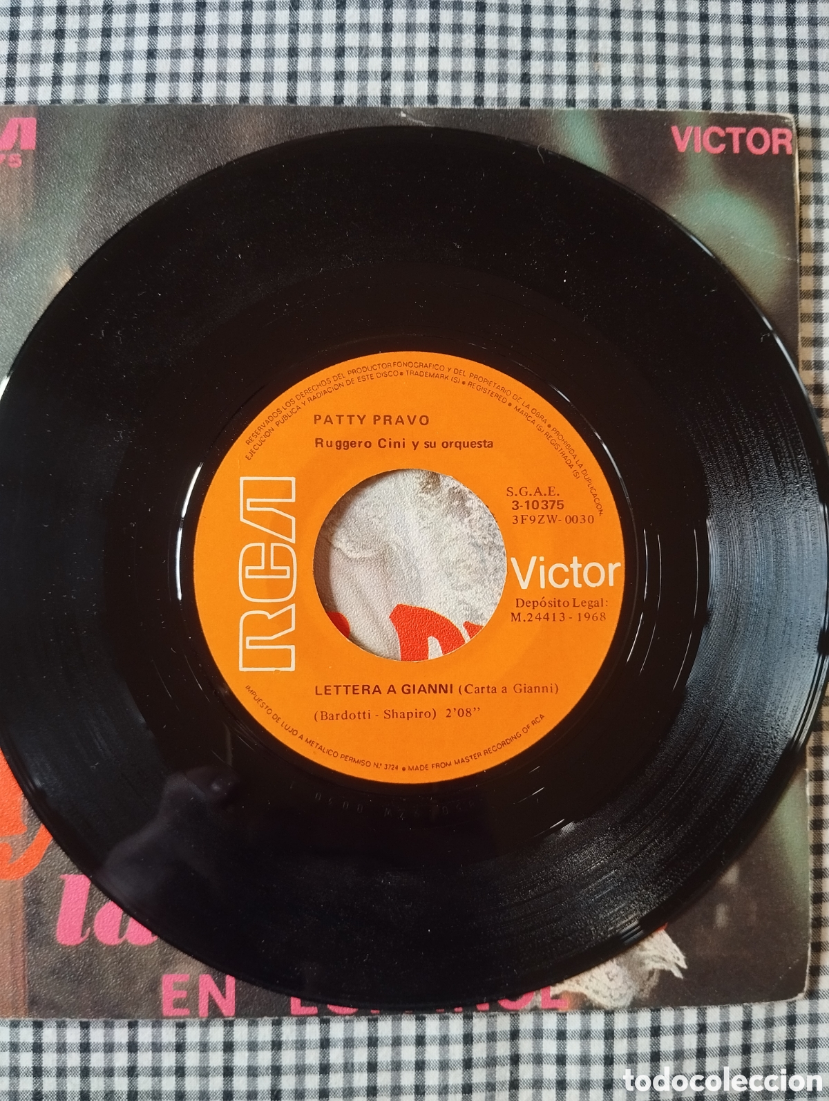 Discos de vinilo: Patty Pravo - la bambola en espa&ntilde;ol - single - Foto 6
