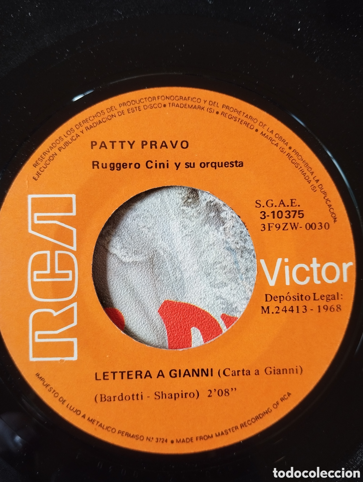 Discos de vinilo: Patty Pravo - la bambola en espa&ntilde;ol - single - Foto 7