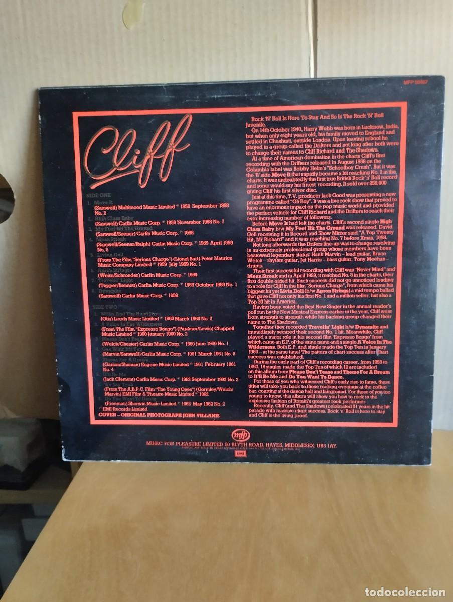 Discos de vinilo: CLIFF RICHARD ---- ROCK ON WITH - Foto 2