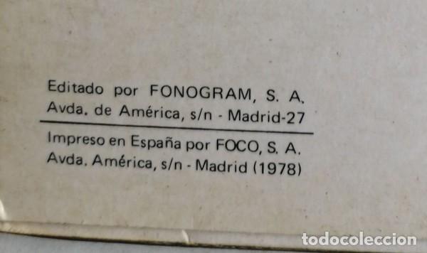 Discos de vinilo: LP Chichos - Hoy Igual Que Ayer - Foto 4