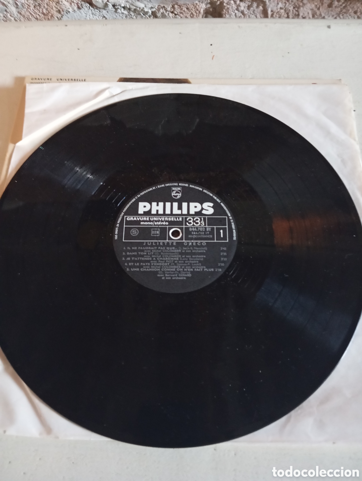 Discos de vinilo: JULIETTE GRECO - LA FEMME - PHILIPS - Foto 2