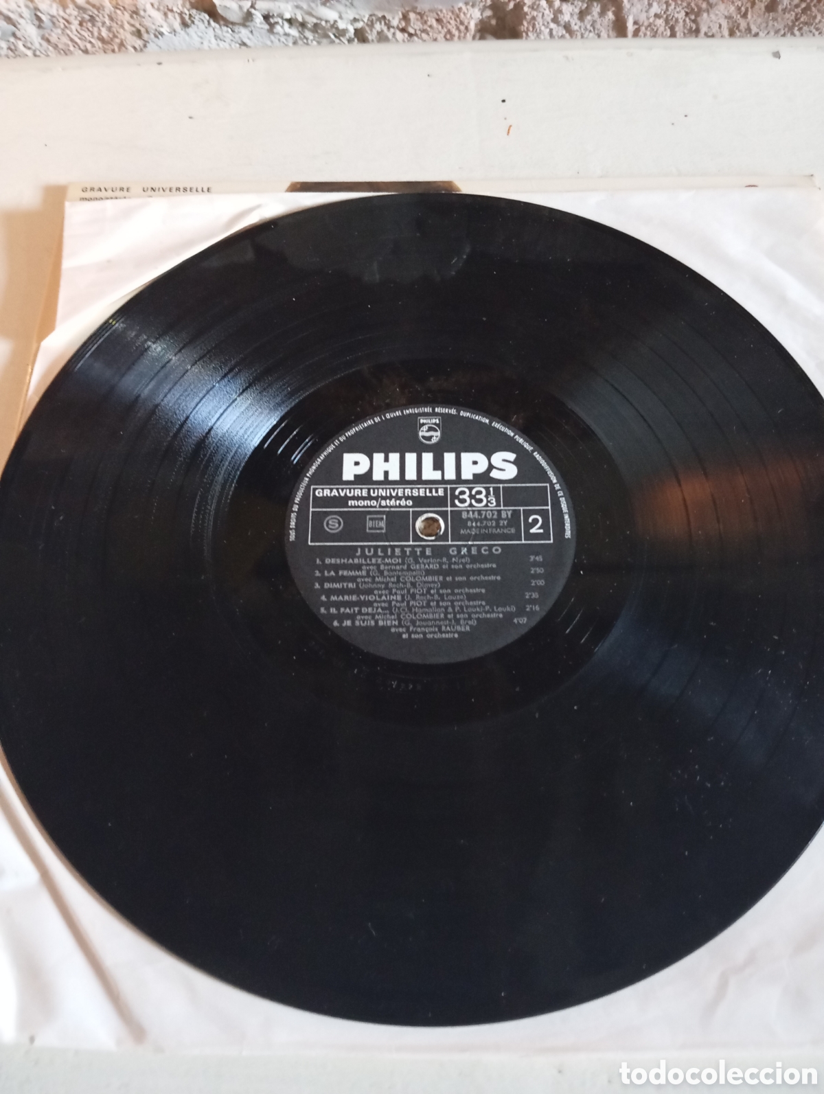 Discos de vinilo: JULIETTE GRECO - LA FEMME - PHILIPS - Foto 4