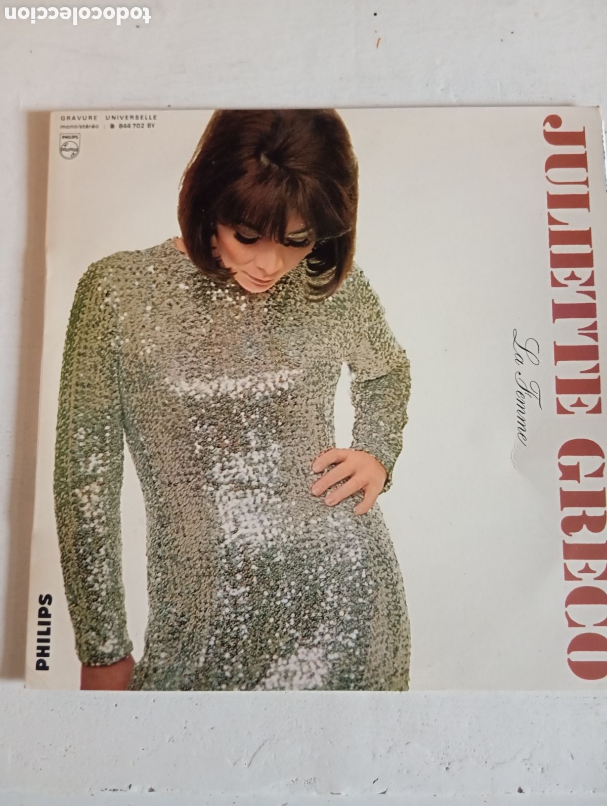 Discos de vinilo: JULIETTE GRECO - LA FEMME - PHILIPS - Foto 1