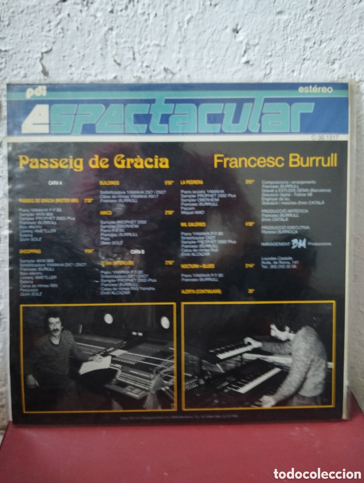 Discos de vinilo: FRANCESC BURRULL. PASEIG DE GRACIA - Foto 2