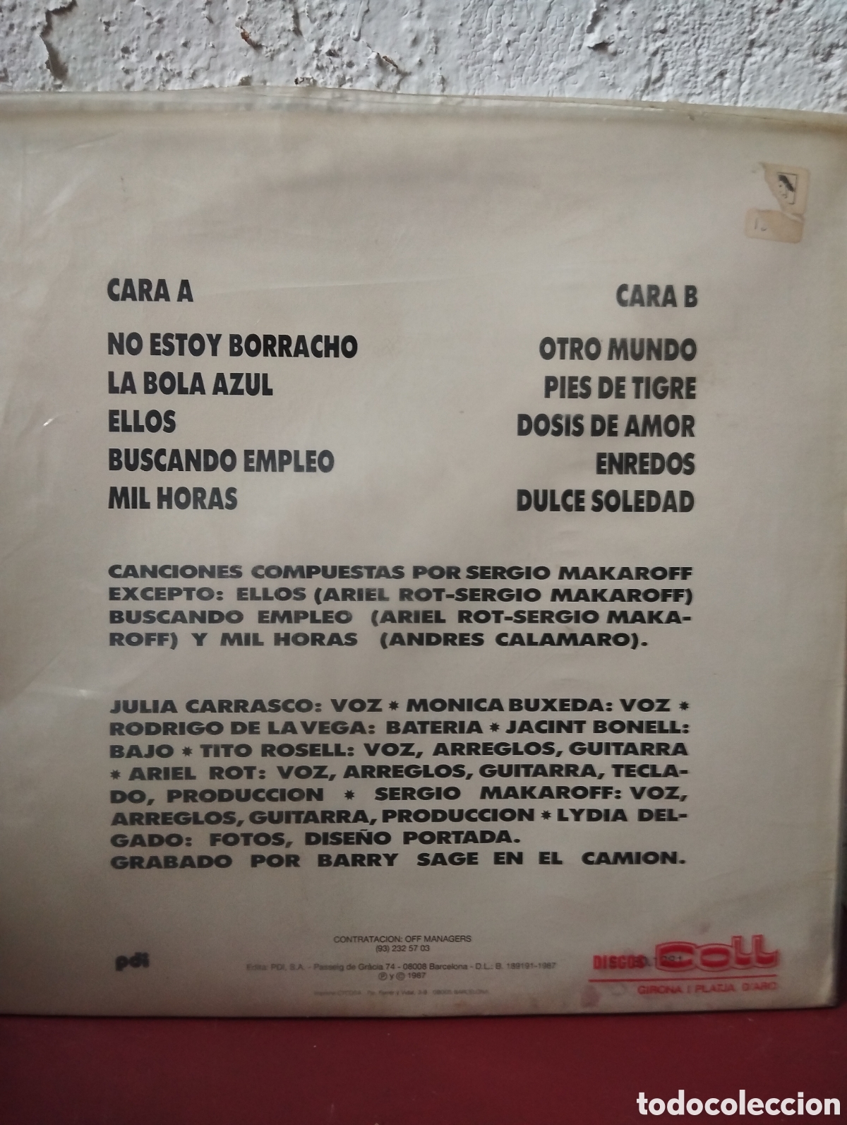 Discos de vinilo: SERGIO MAKAROFF. LA BUENA VIDA - Foto 2