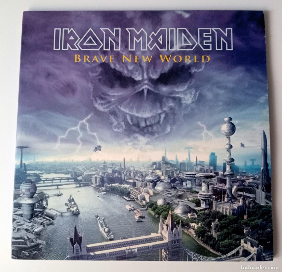 Discos de vinilo: LP IRON MAIDEN - BRAVE NEW WORLD - Foto 1