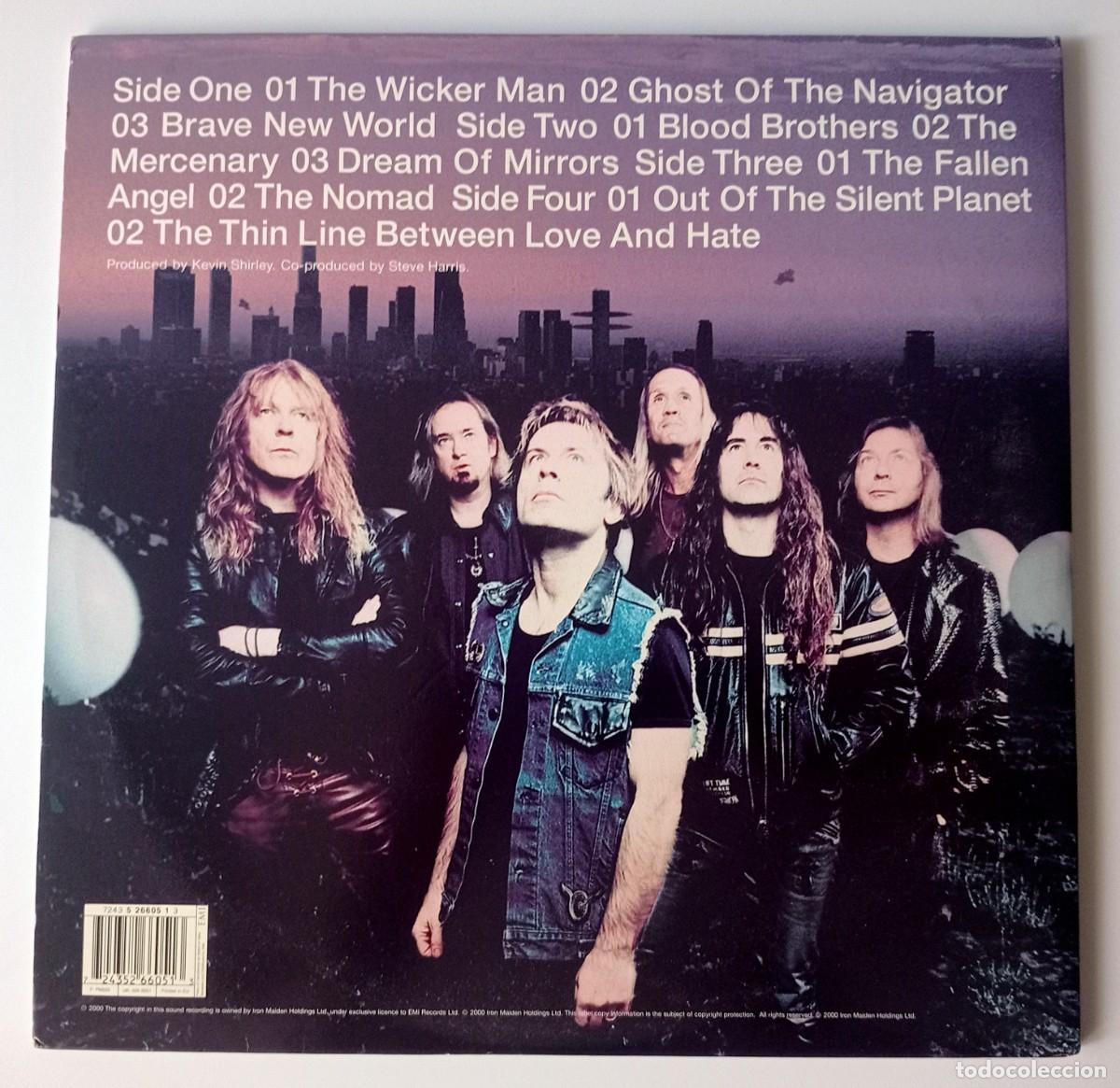 Discos de vinilo: LP IRON MAIDEN - BRAVE NEW WORLD - Foto 2