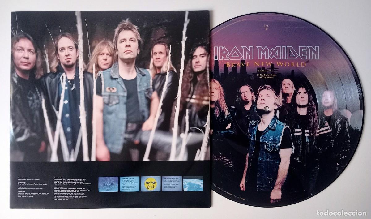 Discos de vinilo: LP IRON MAIDEN - BRAVE NEW WORLD - Foto 6