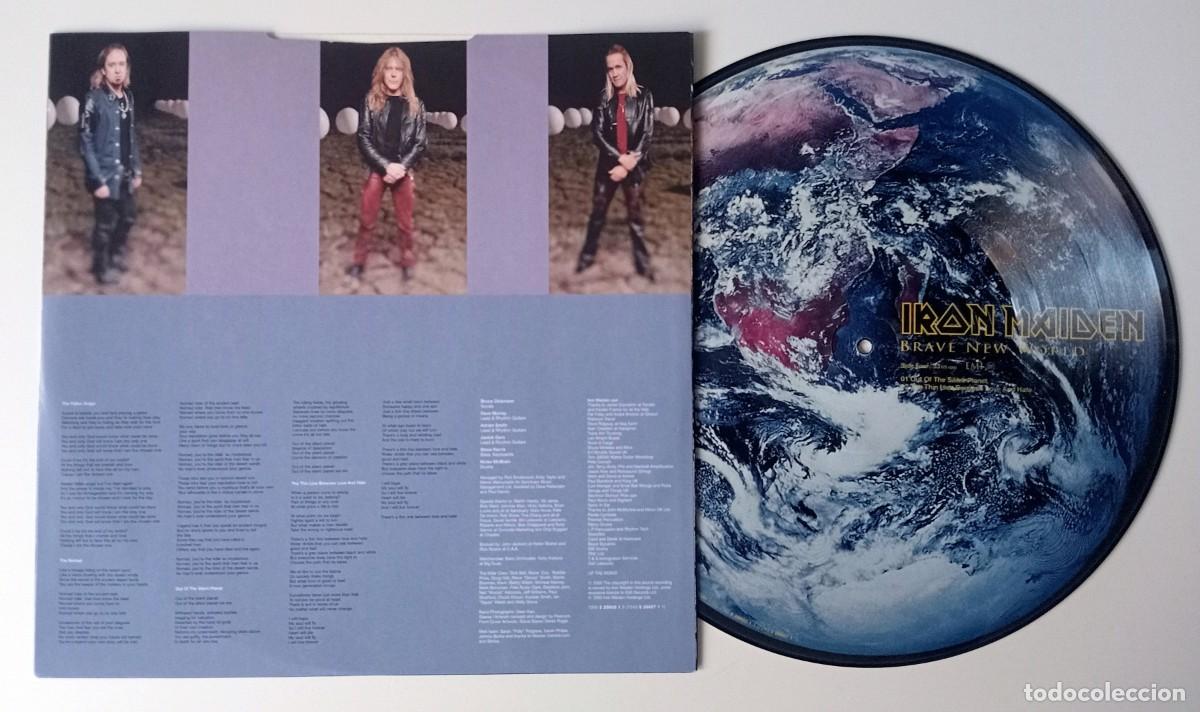 Discos de vinilo: LP IRON MAIDEN - BRAVE NEW WORLD - Foto 7