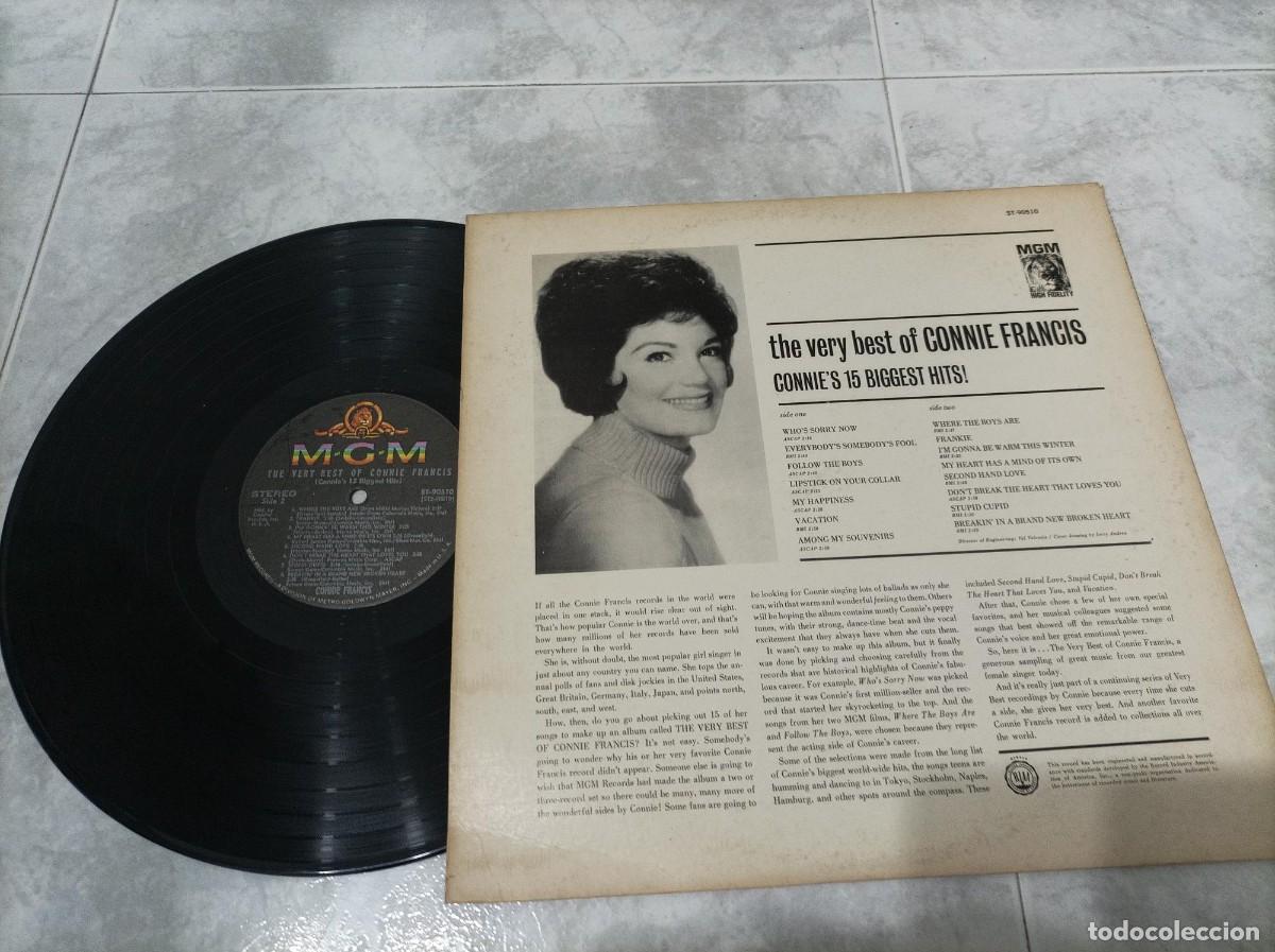 Discos de vinilo: Connie Francis lp original very best - Foto 2