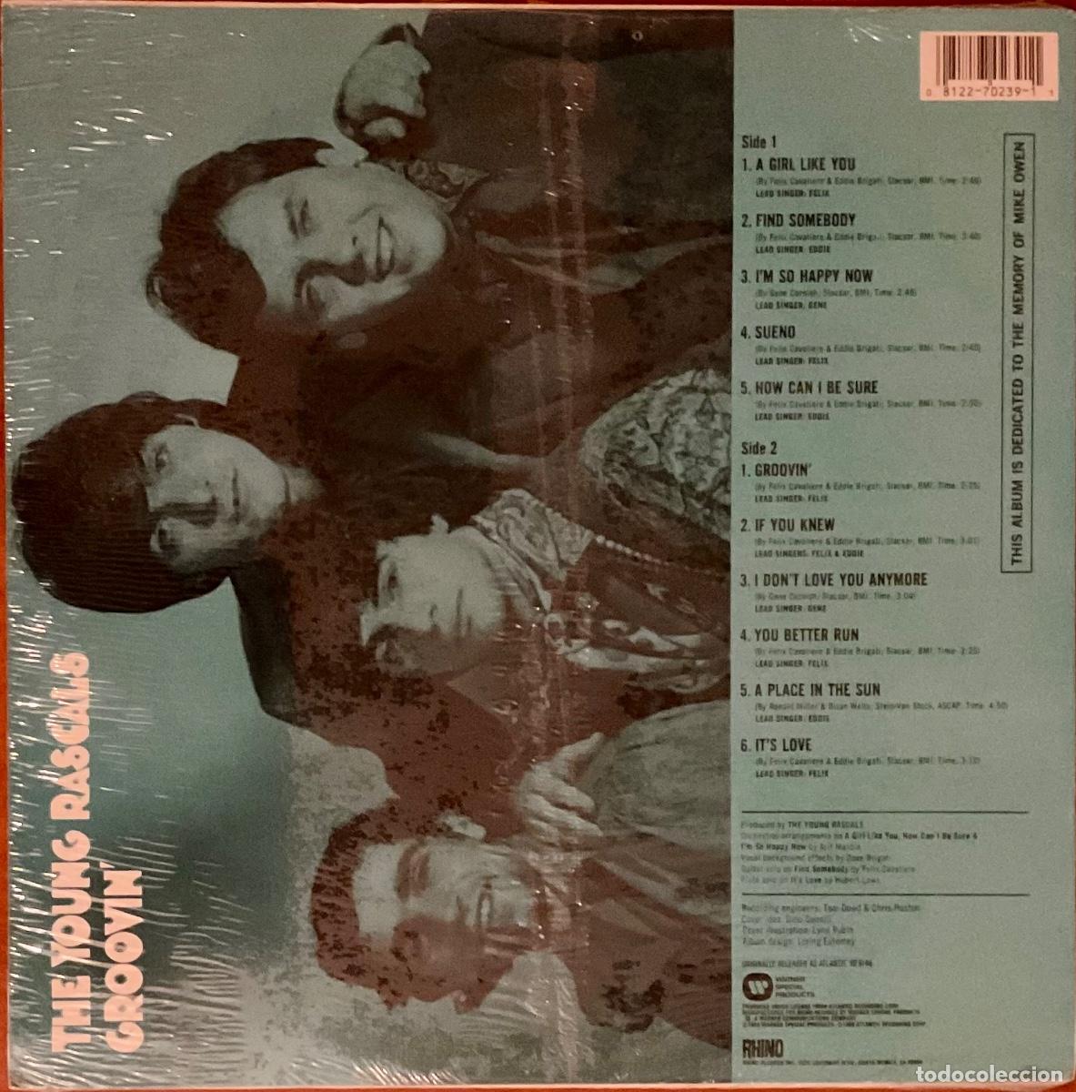 Discos de vinilo: YOUNG RASCALS, THE - GROOVIN&rsquo; - Foto 2