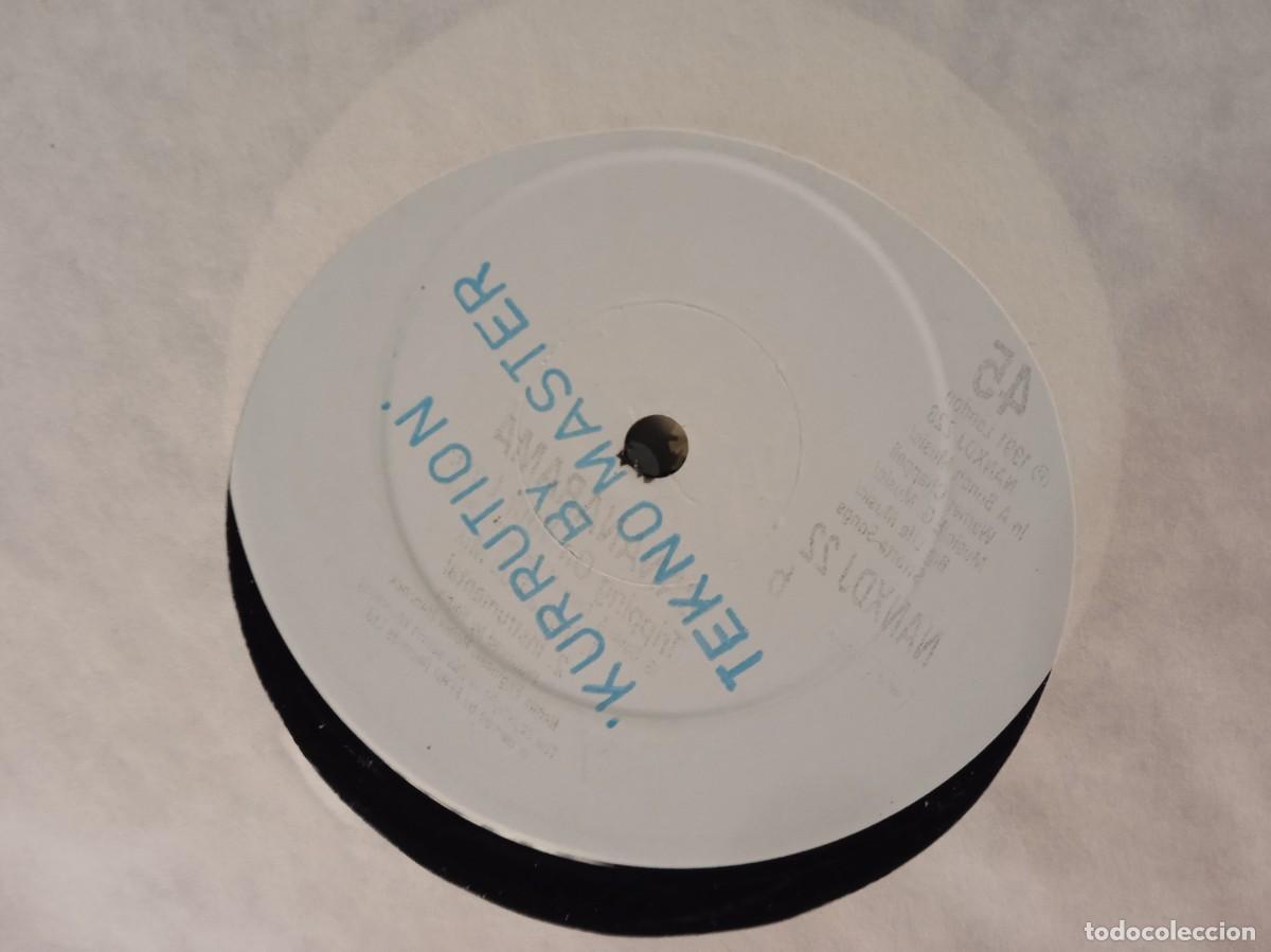 Discos de vinilo: TEKNO MASTER- KURRUTION. MAXISINGLE. - Foto 1
