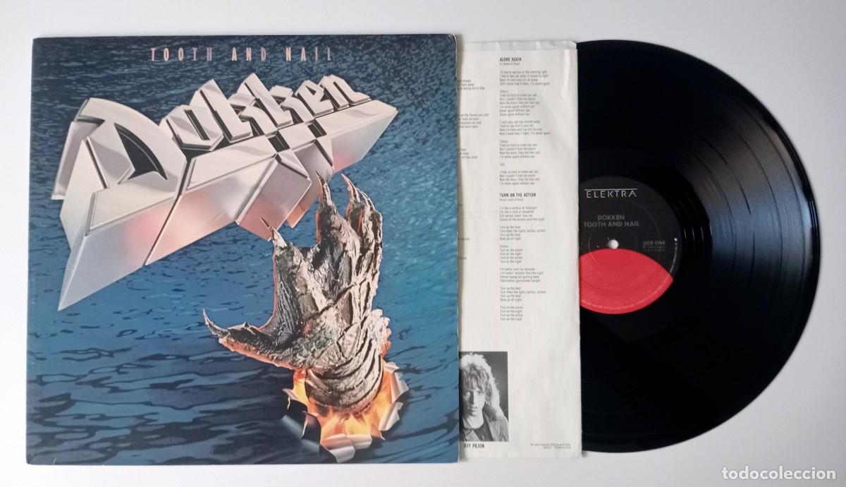 Discos de vinilo: LP DOKKEN - TOOTH AND NAIL - Foto 3