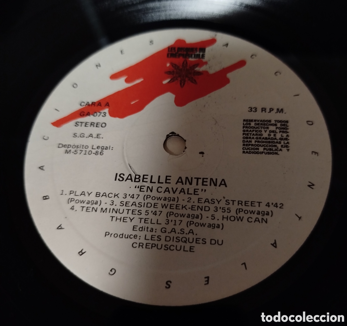 Discos de vinilo: Isabelle Antena - En Cavale - Foto 3